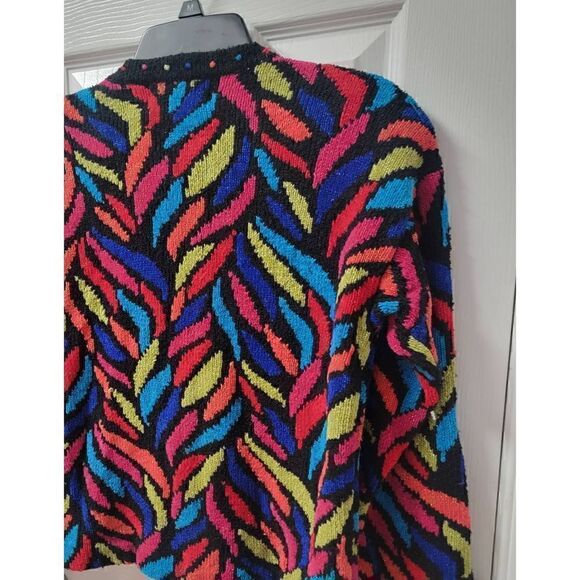 Design Options Funky Colorful Sweater S - Picture 3 of 8
